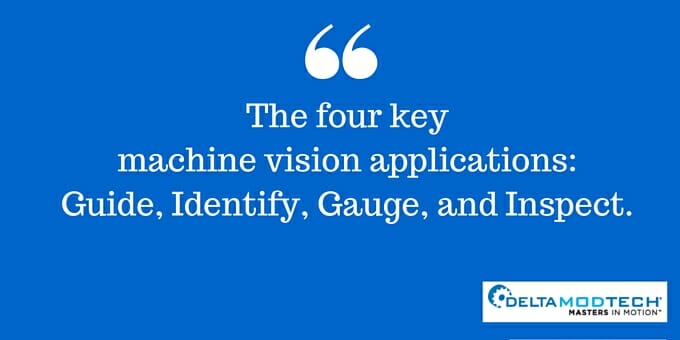 Four key machine vision applications